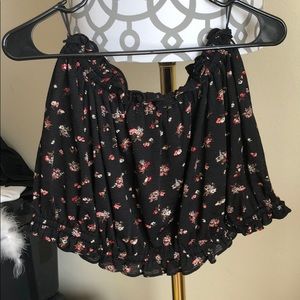 Cute over the shoulder top, never worn